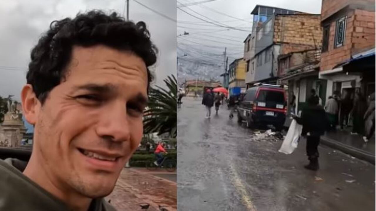 Juan Felipe Díaz hizo un recorrido por el centro de Bogotá