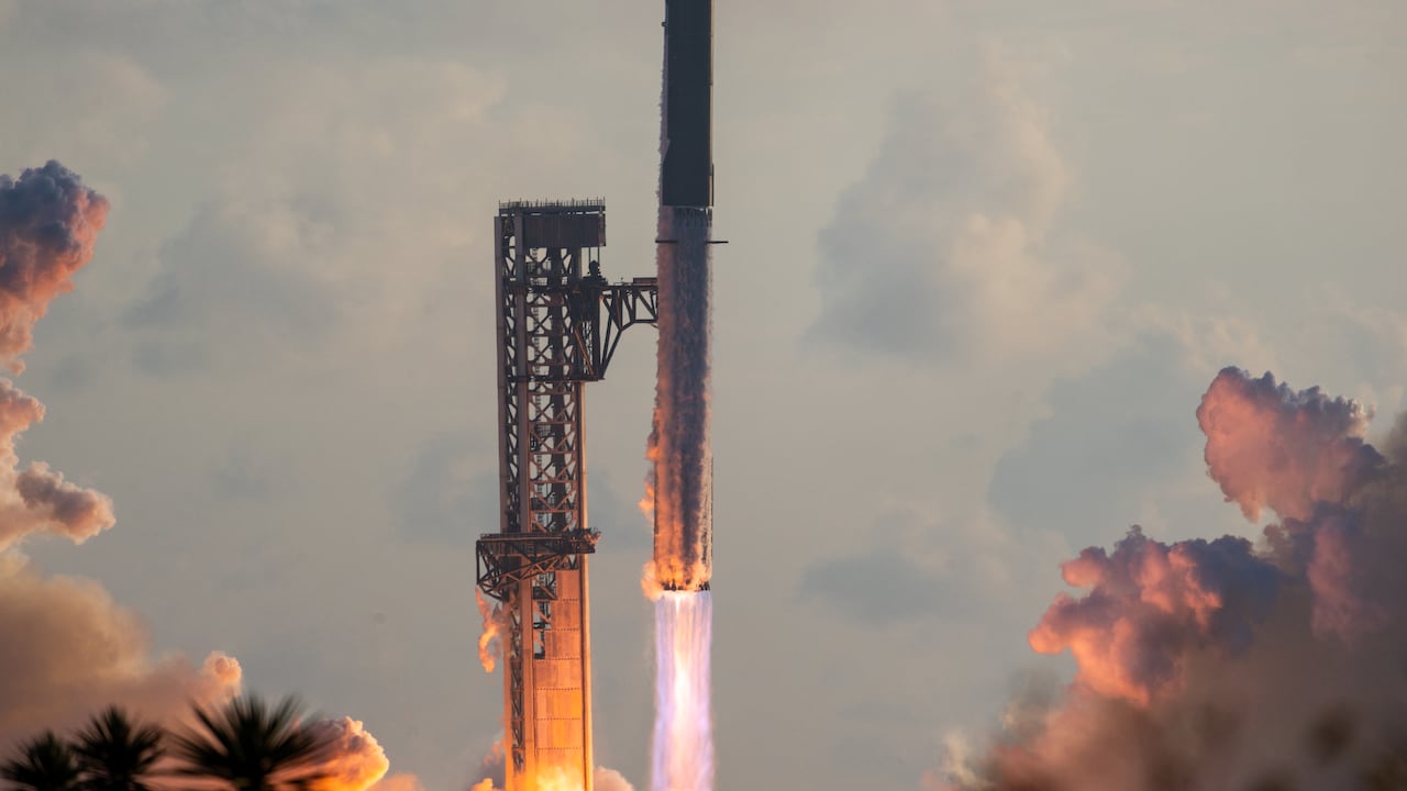 Starship de Space X en su despegue este 28 de septiembre.