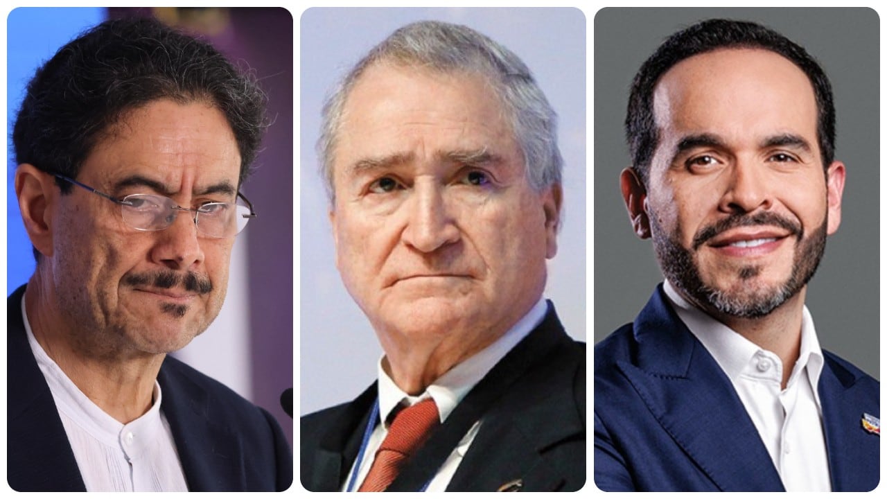 Iván Cepeda, Omar Yepes y Abelardo De La Espriella.