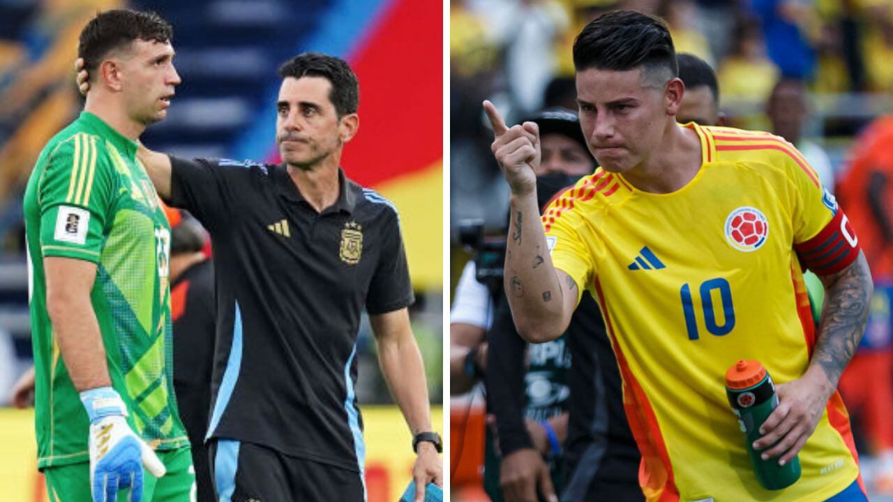 'Ayuda' del Dibu a James.