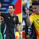 'Ayuda' del Dibu a James.