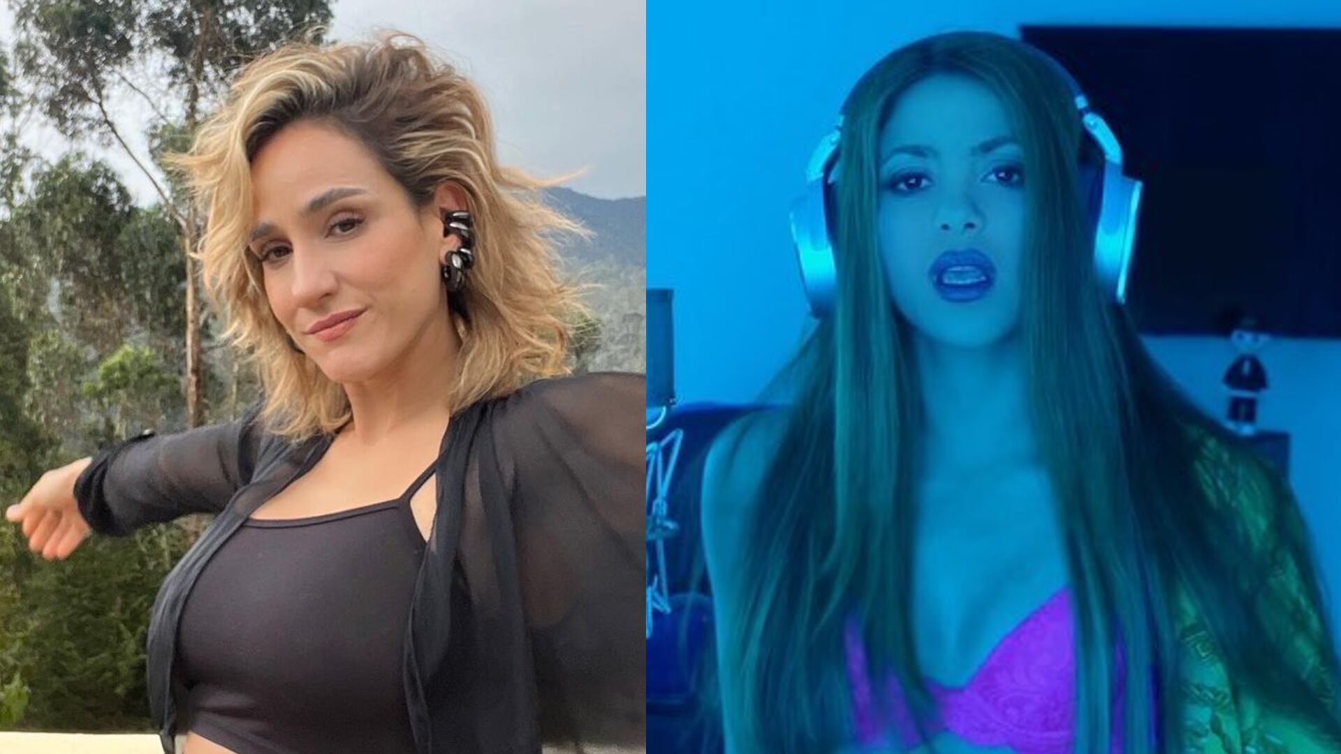 La actriz no quiere ver más a Shakira por lo menos hasta que se acabe este año. Fotos: Instagram @chichilanavia - @shakira.