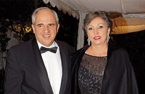 Ernesto Samper y Jackie Strauss de Samper.