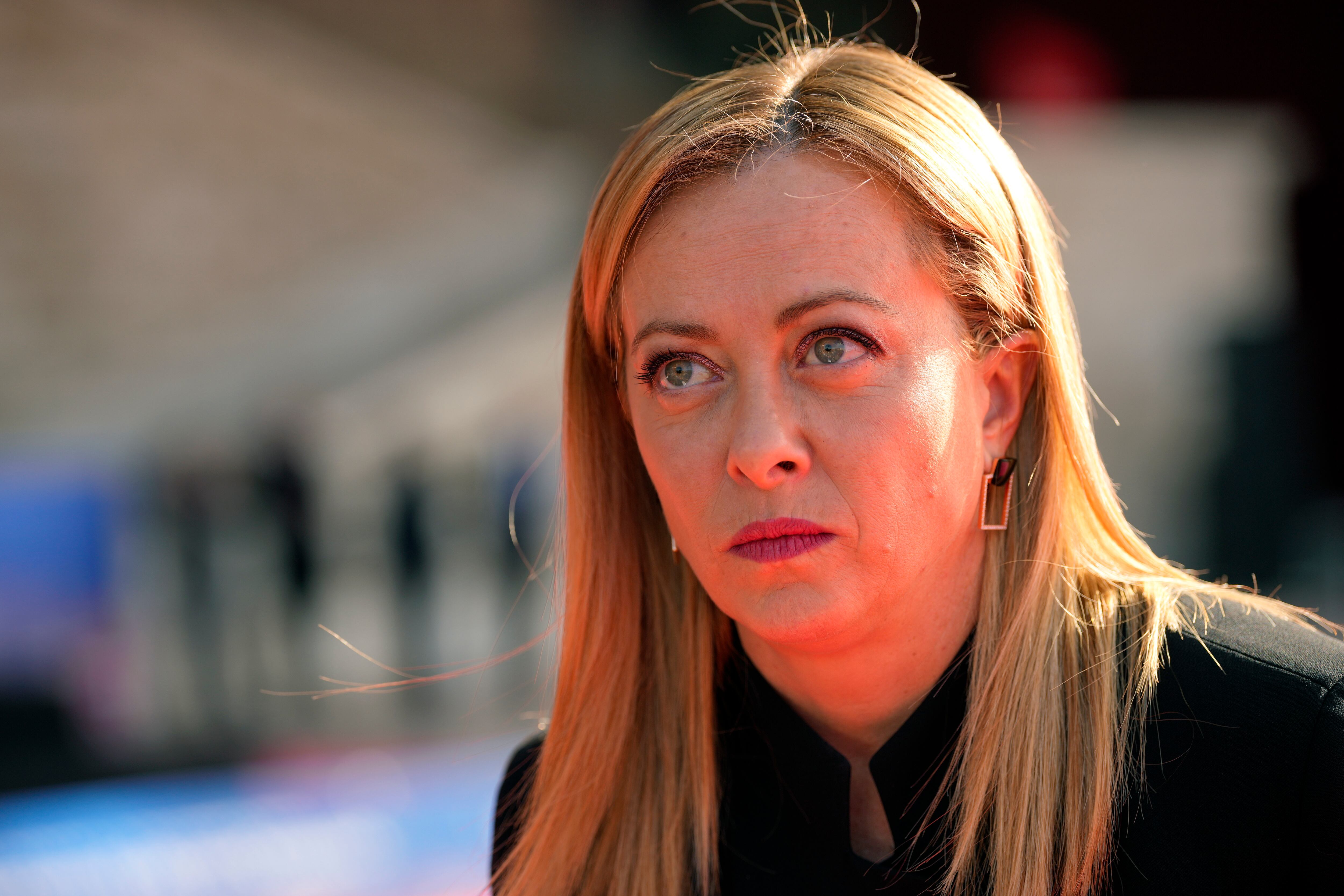 La primera ministra de Italia, Giorgia Meloni