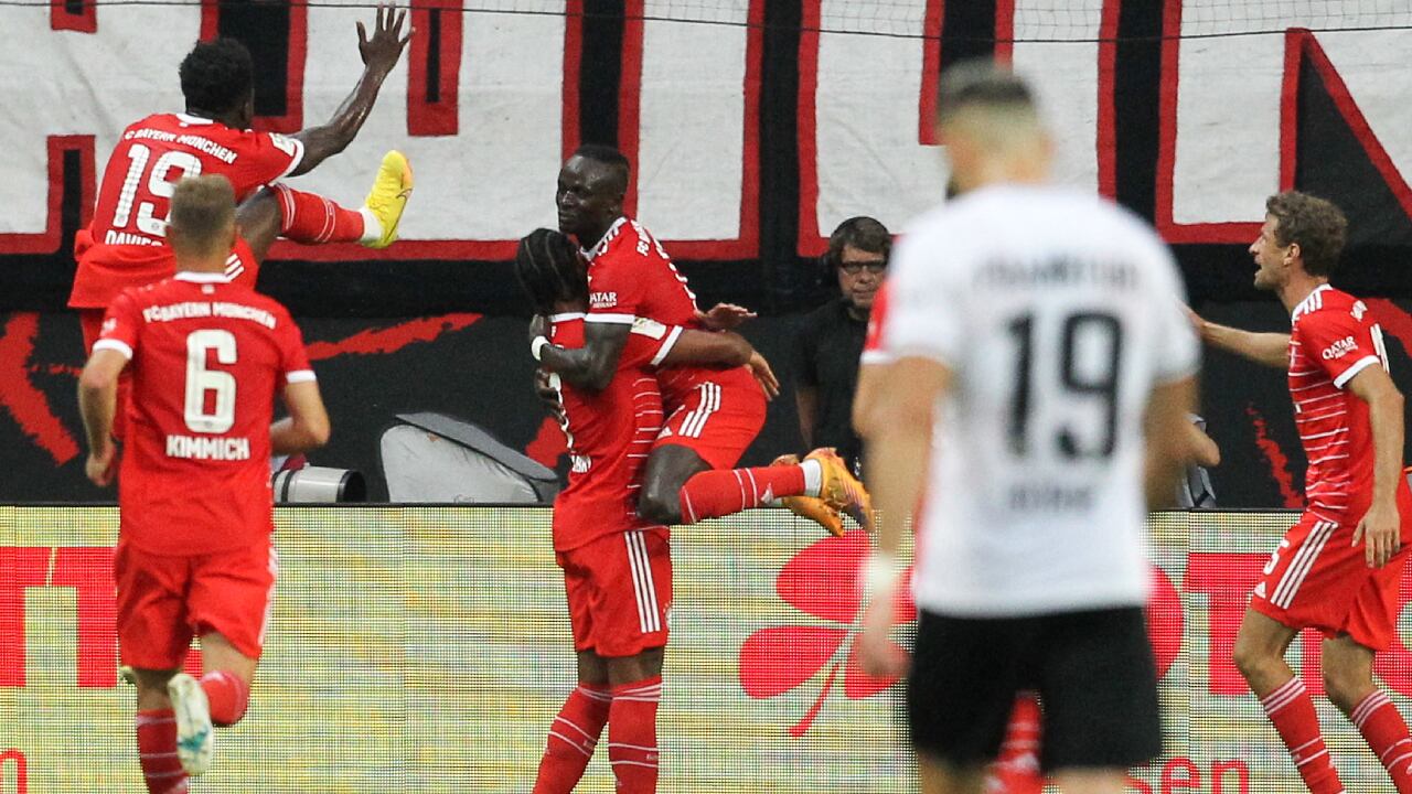 Borré apenas jugó los primeros 45 minutos ante el Bayern