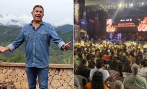 Jorge Iván Ospina fue abucheado en pleno concierto del grupo Niche en Cali.