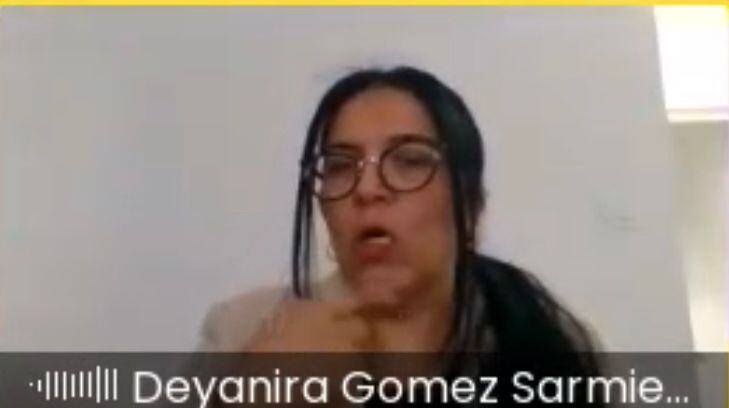Deyanira Gómez en el juicio contra Diego Cadena