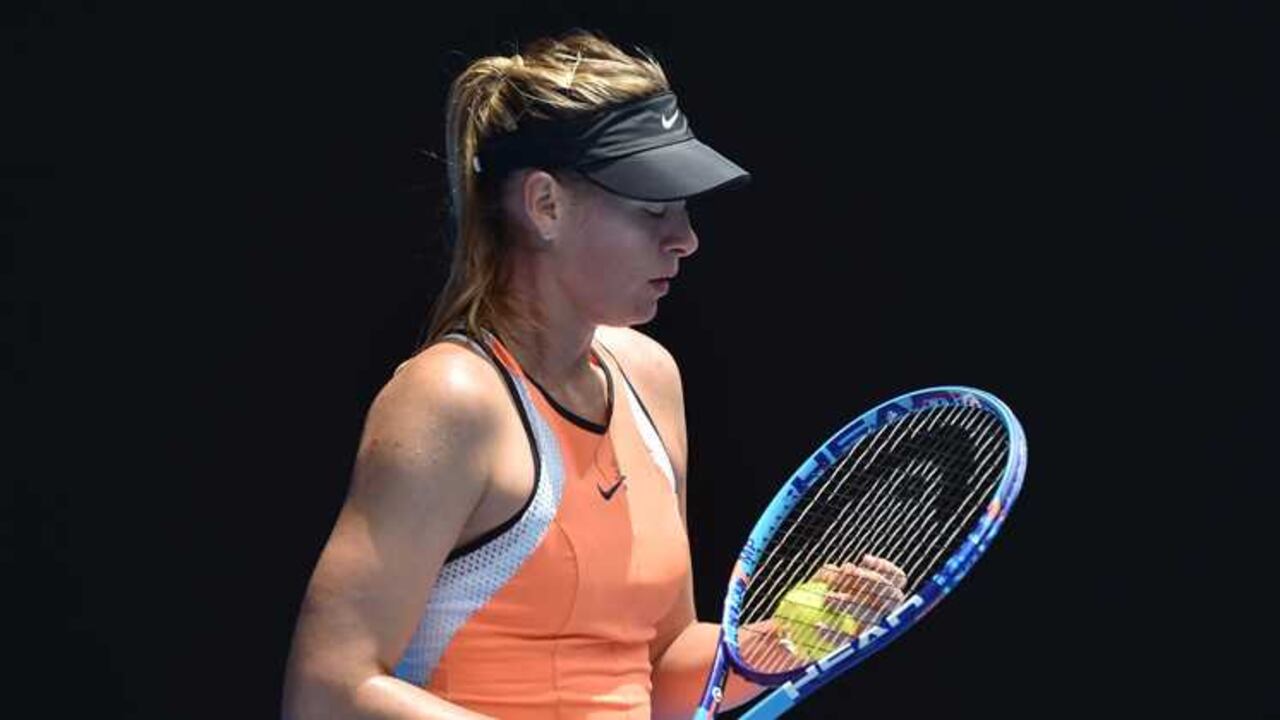 Sharapova ostenta 35 títulos en individuales y tres en dobles.