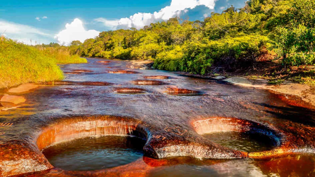 El río Las Gachas está ubicado a 40 minutos del municipio de Guadalupe.