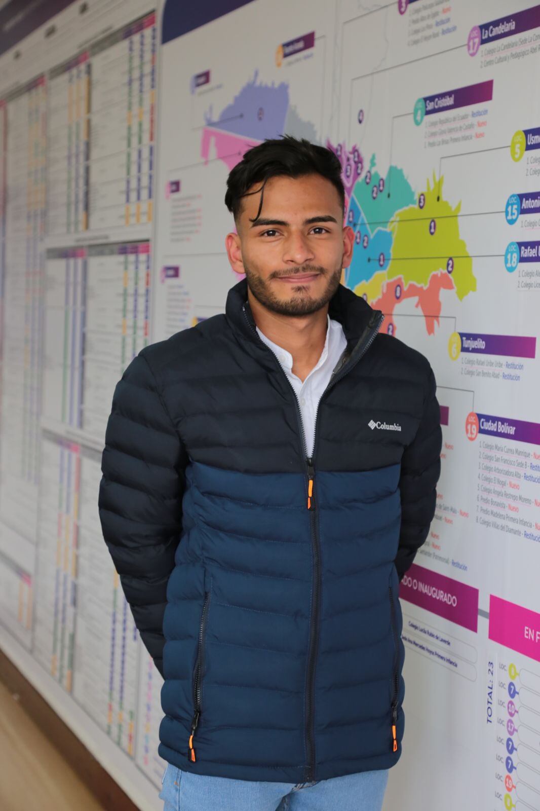 Santiafo Páez, estudiante de Licenciatura en Ciencias Naturales de la Universidad de la Sabana.