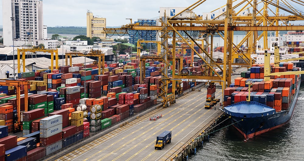 Imagen de referencia de un puerto.