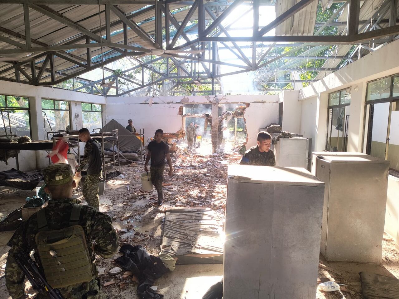 Ataque base militar del Ejército en Puerto Jordán, Arauca.