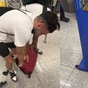 El joven no quería pagar los 70 euros de recargo por un equipaje a la aerolínea