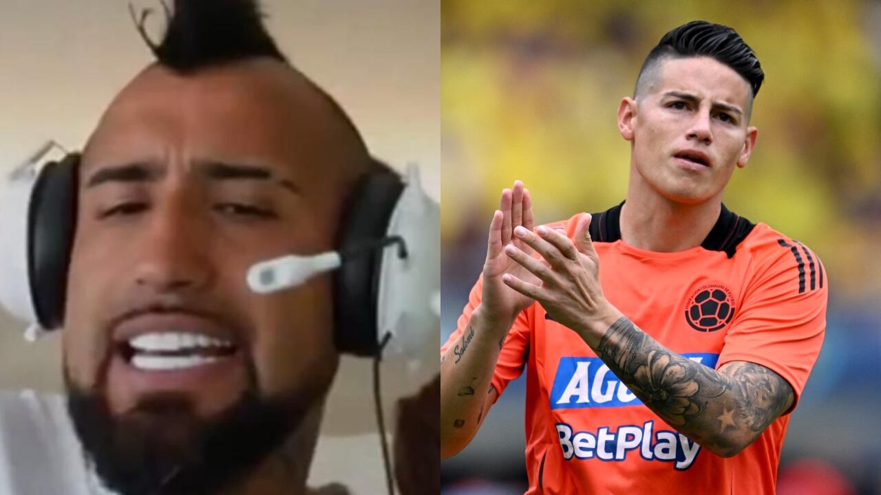 Esto fue lo que dijo Vidal mientras veía el partido en vivo.