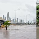 Paso de la tormenta Franklin por Cartagena.