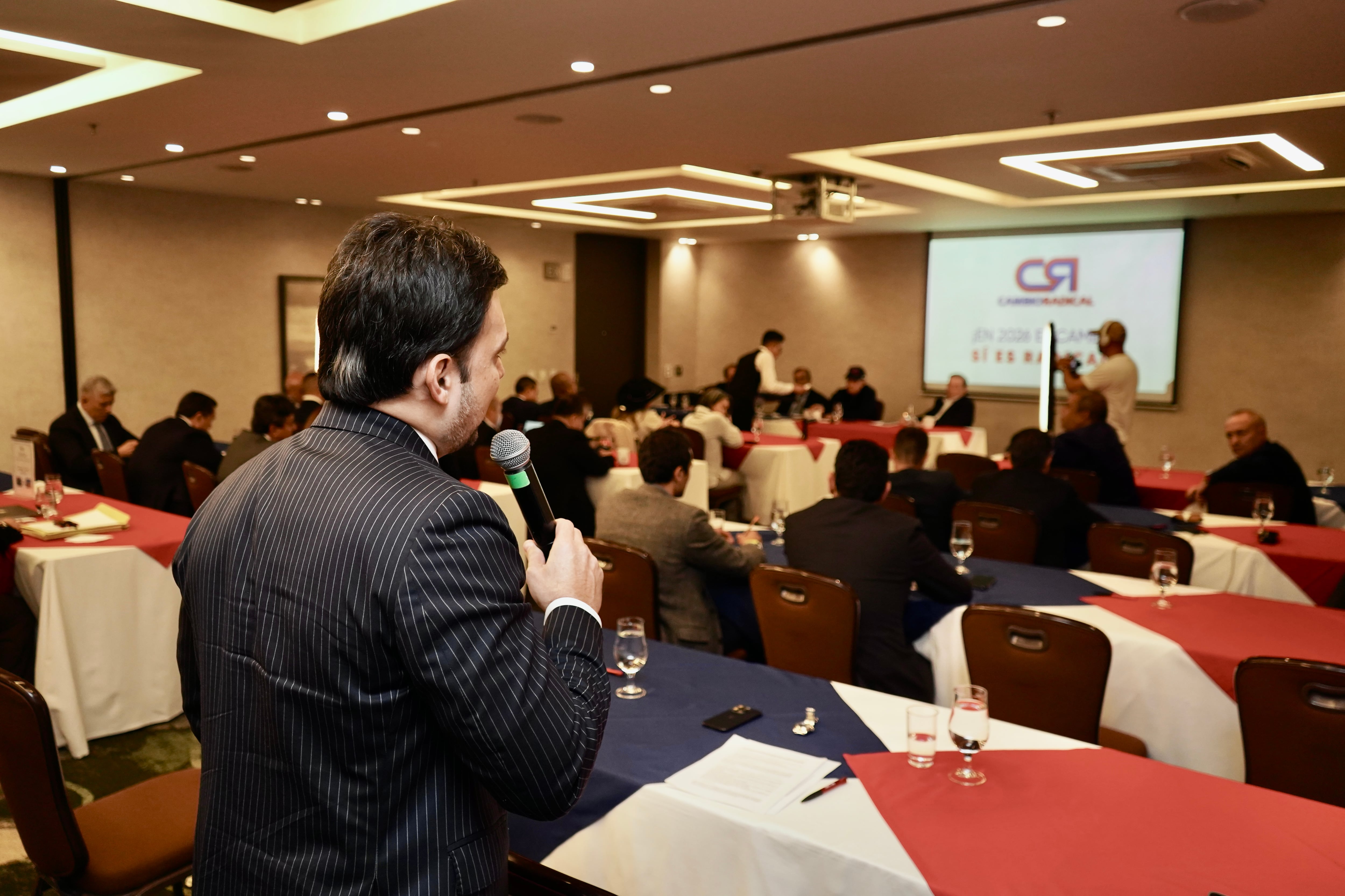 Reunión de bancada de Cambio Radical.