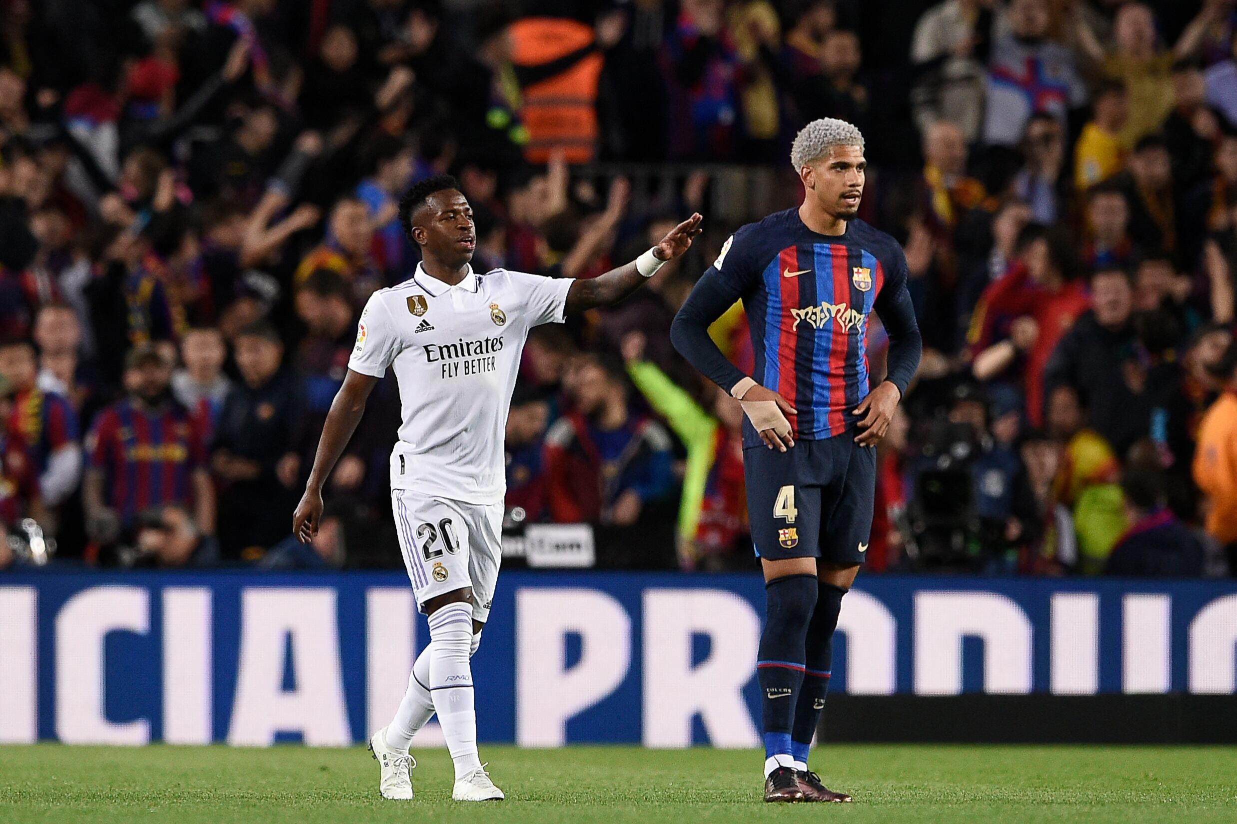 El duelo entre sudamericanos del 'Clásico' lo ganó el brasileño, Vinicius.