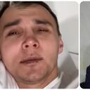 Mauricio Leal minutos antes de morir y Jorge Colmenares.