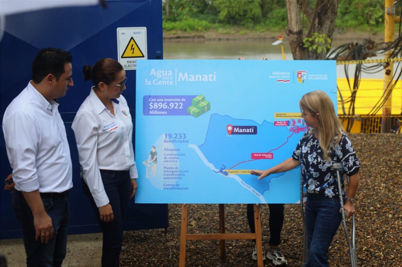 El agua es captada del Canal del Dique