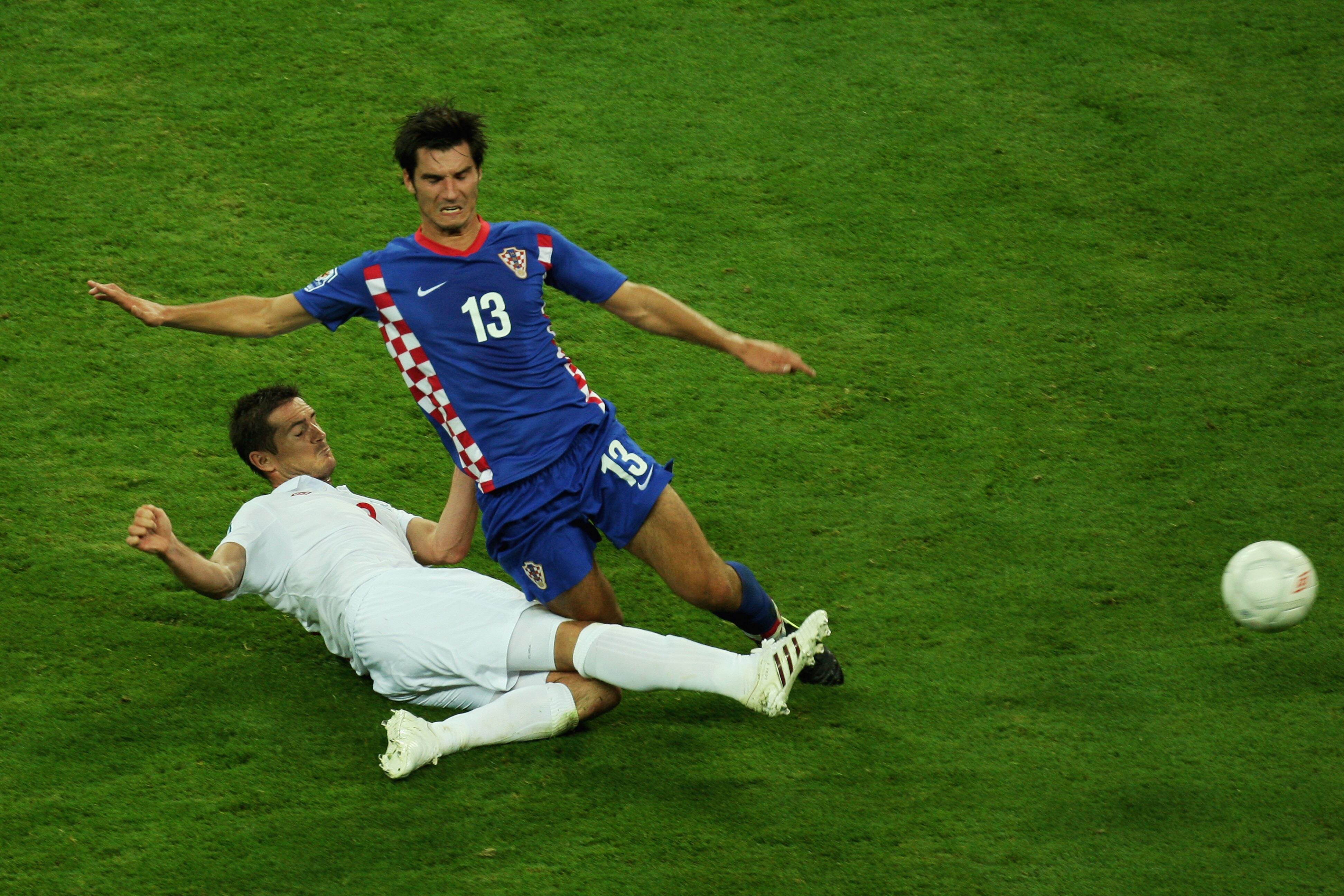 Nikola Pokrivac con el uniforme de Croacia.