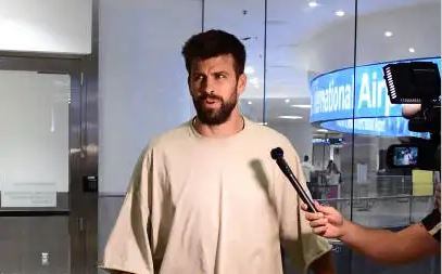 Gerard Piqué no ocultó su molestia con la prensa