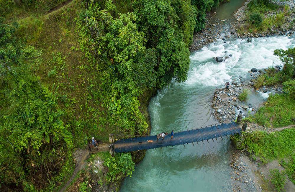 Frontino, está bañado por la bendición del oro que trae en su cauce el río Carauta. Gran parte de sus habitantes viven de la minería. Foto: David Amado