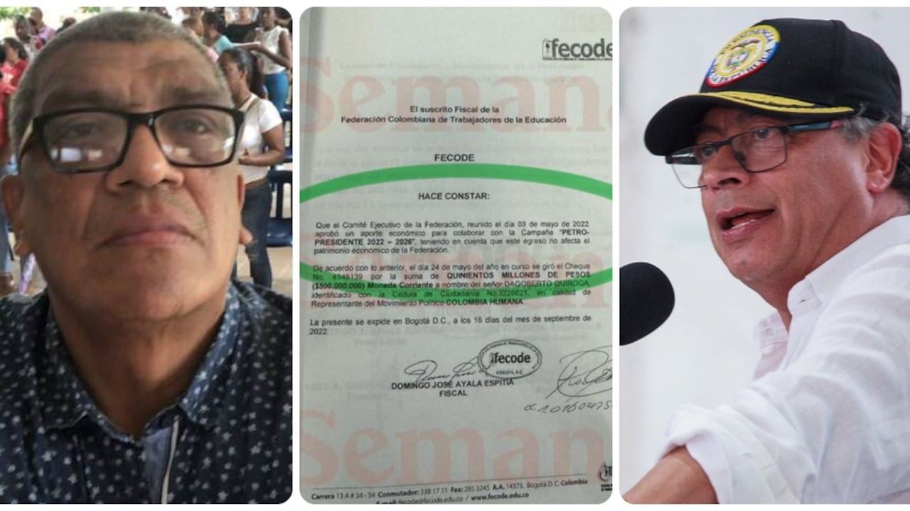 Omar Arango, Gustavo Petro y el acta de Fecode.