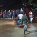 Creciente río Mulato, Mocoa. Captura de pantalla. Transmisión en vivo "TeleMocoa Canal 10".