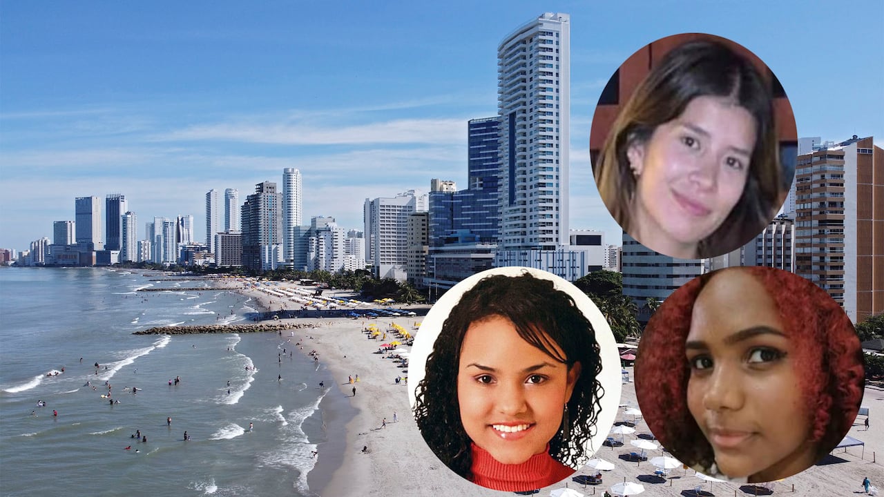 Tatiana Hernández, Karina Cabarcas y Alexandrith Sarmiento, jóvenes desaparecidas en Cartagena. Nadie sabe de su paradero.