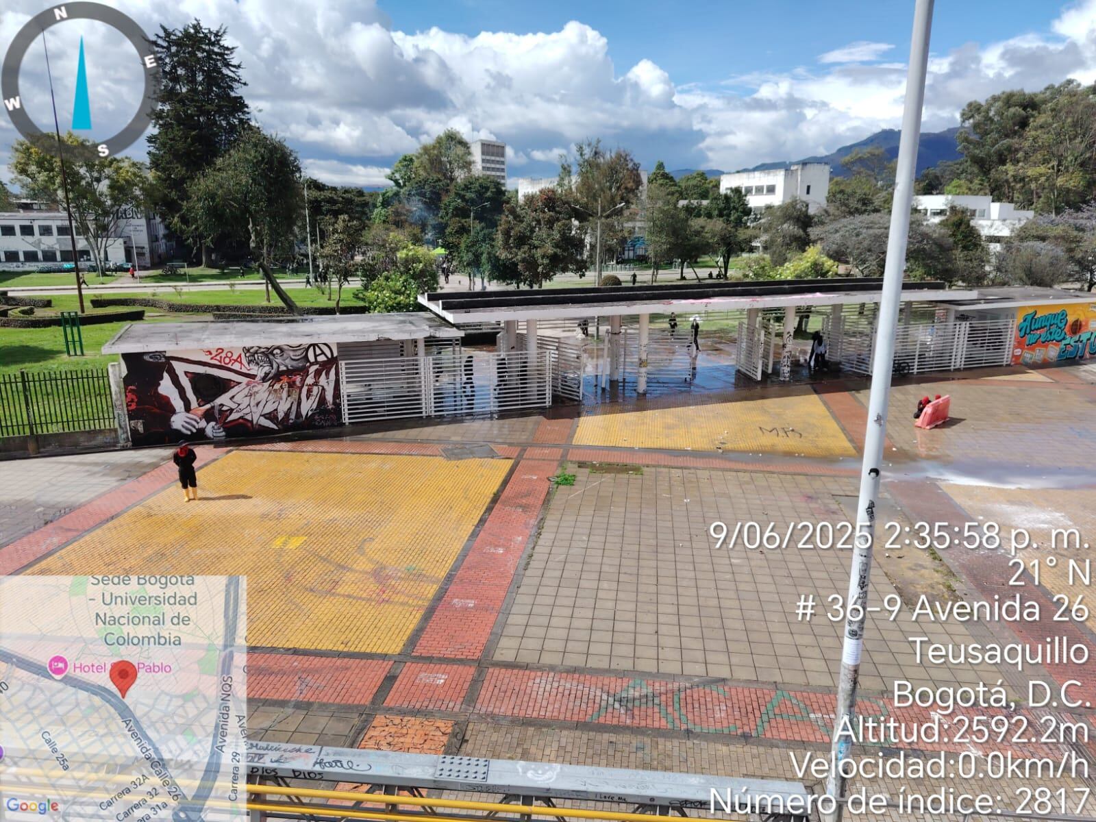 Enfrentamientos en la Universidad Nacional