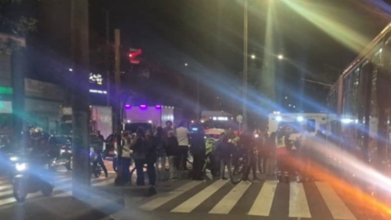 Siniestro vial en localidad de Engativá