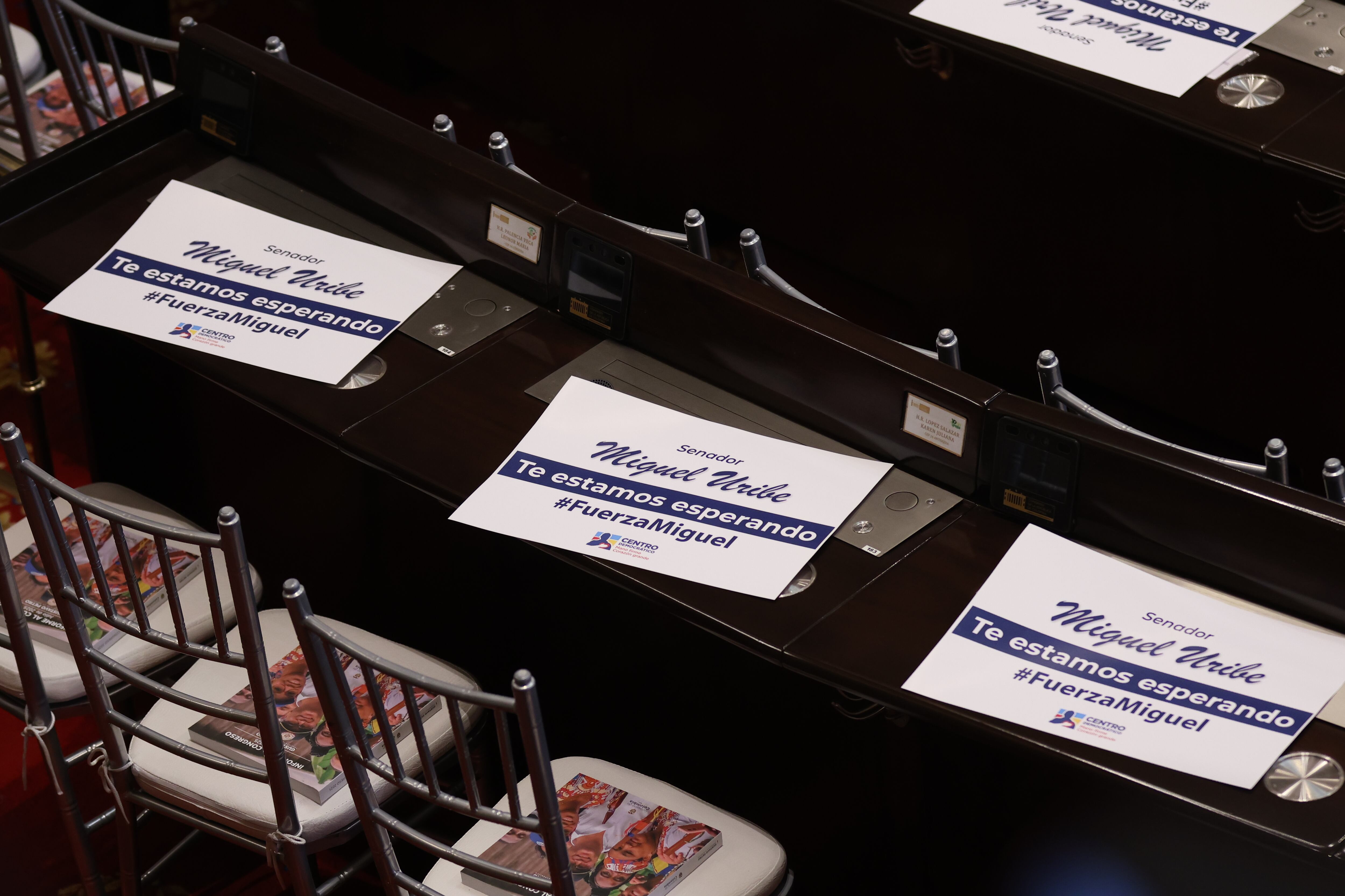 Curul del Senador Miguel Uribe en el Congreso, 20 de julio instalación