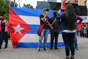 Imagen de la protesta.