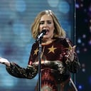 Adele en los BRIT Awards 2016. Foto JUSTIN TALLIS / AFP