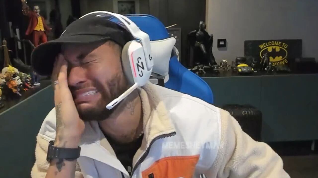 Neymar, al borde de las lágrimas, mientras jugaba al casino con amigos