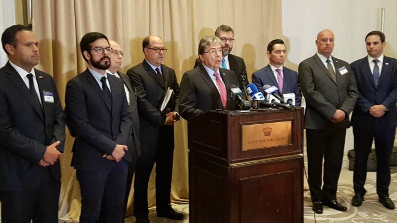 La reunión de cancilleres fue liderada por Colombia en el marco de la Asamblea General de Naciones Unidas.