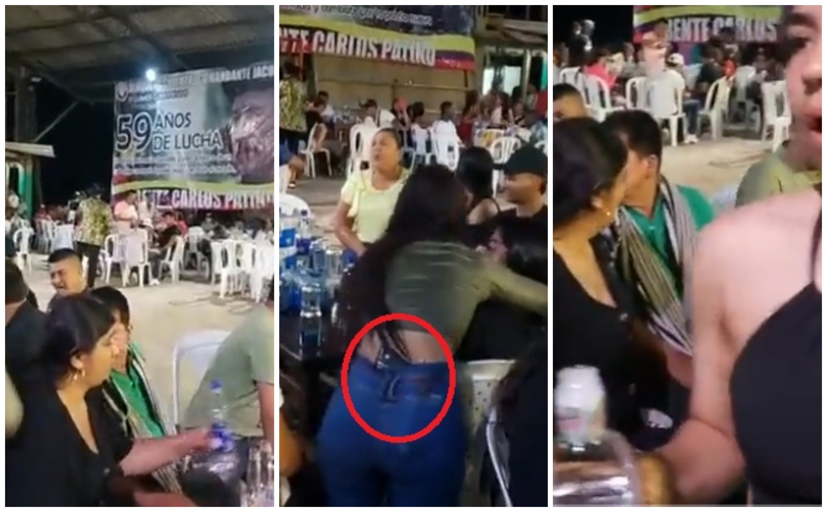 Disidencias de las Farc, de fiesta en el Tambo, Cauca
