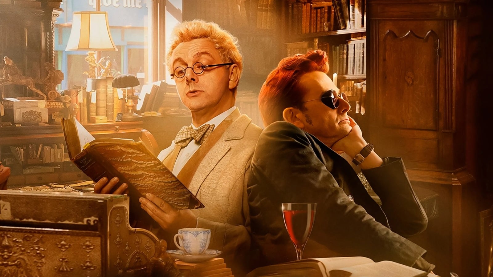 'Good Omens 2' es protagonizada por Michael Sheen y David Tennant. Foto: Prime Video