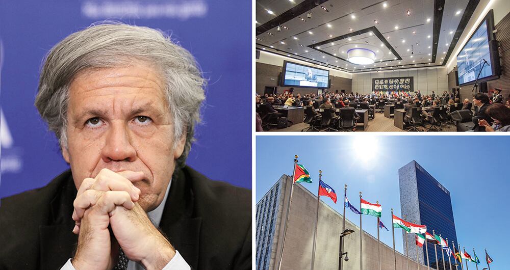   Las sedes de la OEA, la ONU, la CIDH y la CPI fueron el escenario para presentar el documento que advierte sobre situaciones muy complejas para Colombia, como la infiltración de la violencia en las protestas.