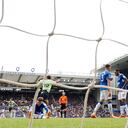 Yerry Mina, defensor colombiano del Everton.