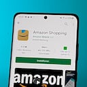 Amazon había adaptado el nuevo símbolo de su aplicación para teléfonos inteligentes