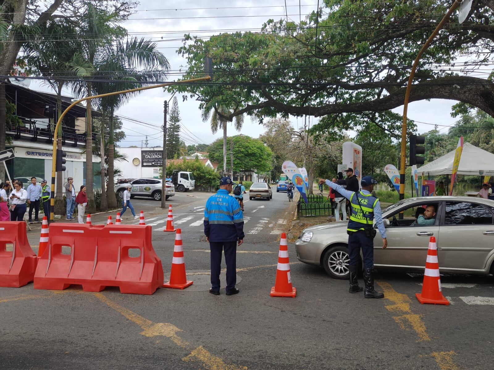 En Ciudad Jardín harán presencia 50 agentes de tránsito, quienes apoyarán la seguridad vial.