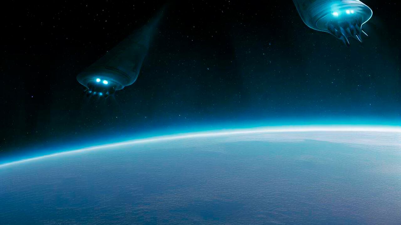Naves extraterrestres cerca a la Tierra