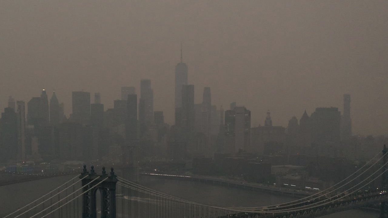 La ciudad de Nueva York tiene una crisis ambiental por cuenta de los incendios en Canadá.