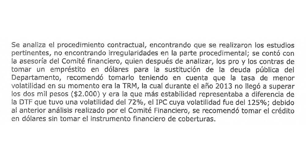 Documento de la Contraloría.