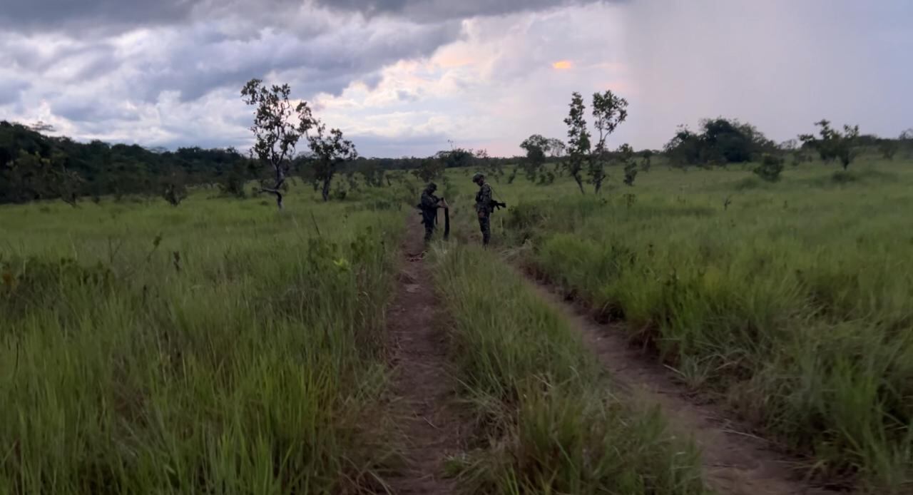 Zona donde los militares fueron emboscados por las disidencias de las Farc.