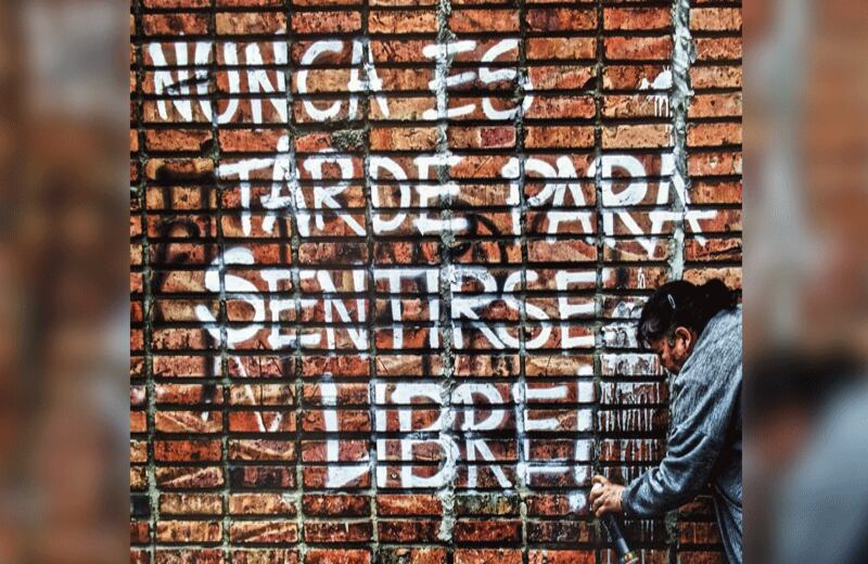 Nunca es tarde para sentirse libre. Bogotá. Fotografía: Toxicómano