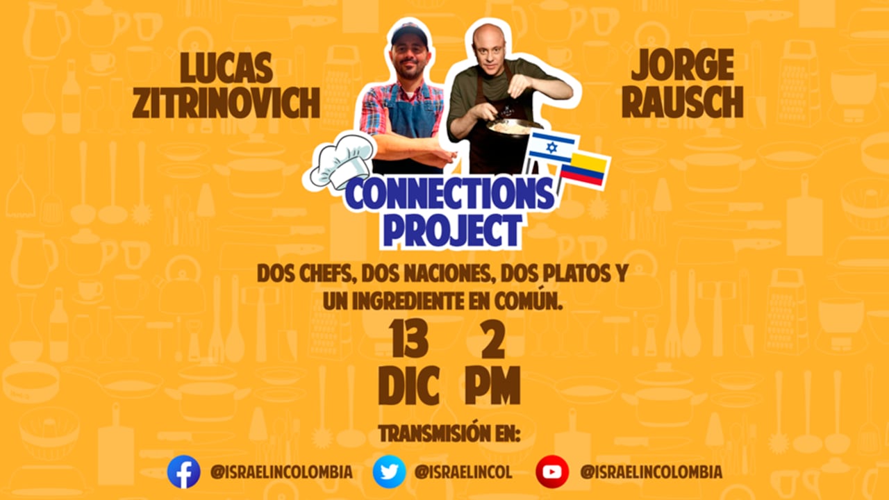 Israel y Colombia se conectan desde la gastronomía