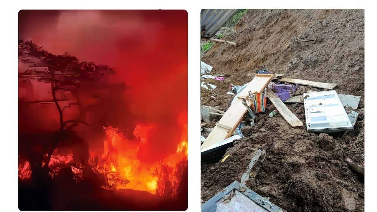 Continúan las alertas por incendios forestales y deslizamientos en varias regiones del país.