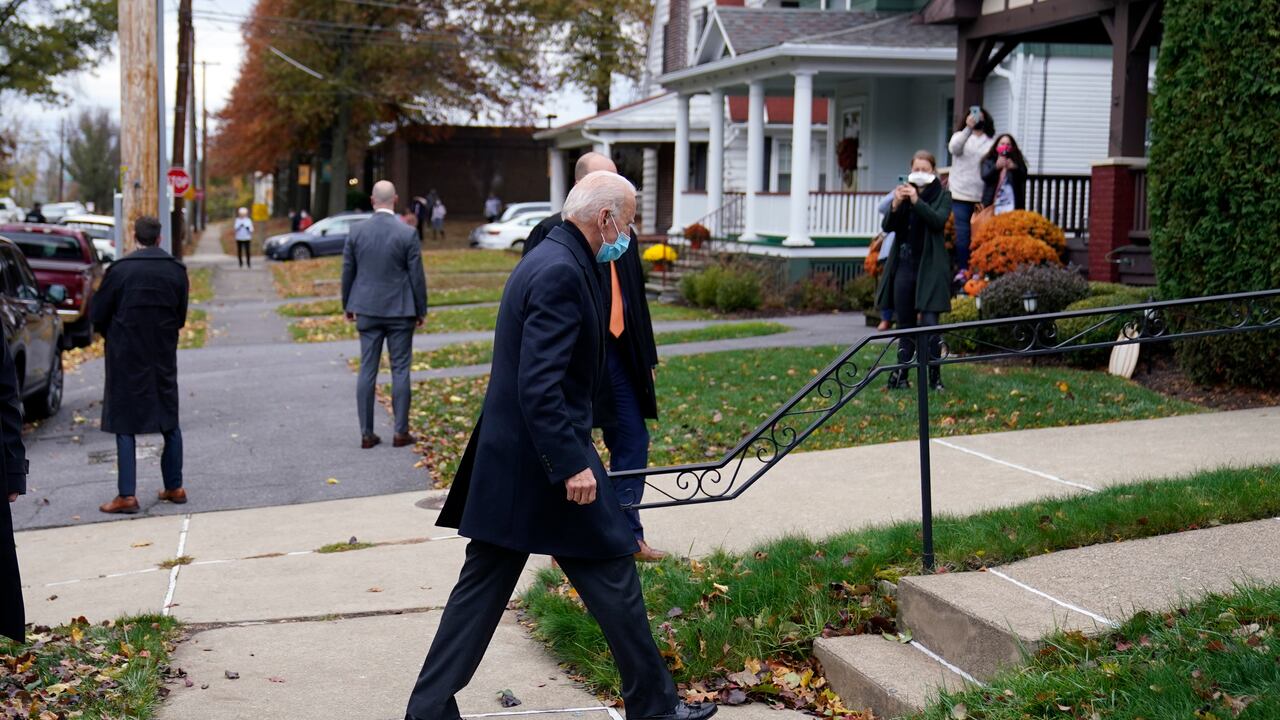 Joe Biden visitó su humilde casa de infancia en Pensilvania